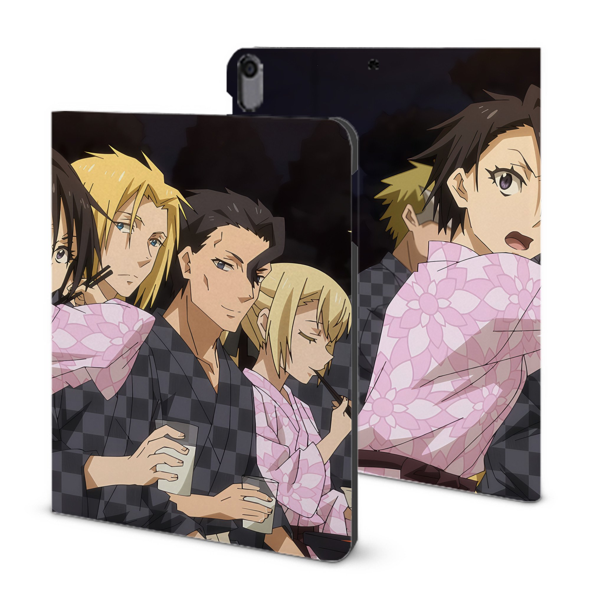 （画像用） 転スラ Regarding Reincarnated to Slime IPad ケース ブック型 PUレザー TPU 耐衝撃 軽量 薄型 ペン収納なし 全面保護 IPad 各モデル対応